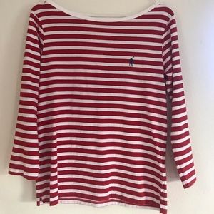 Polo Ralph Lauren 3/4 Sleeve Boat Neck Shirt